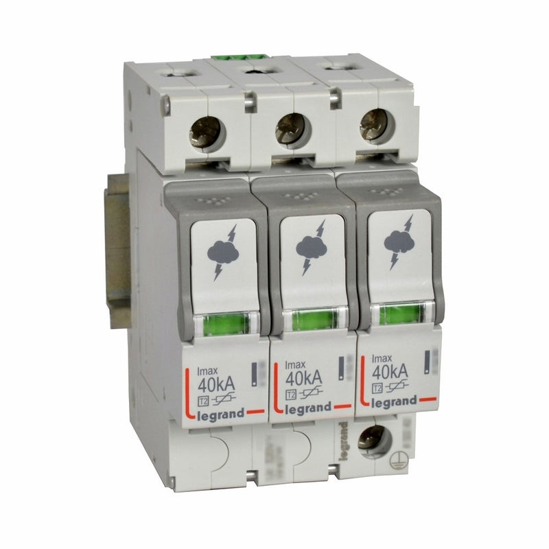 Legrand - Überspannungsableiter für Energietechnik/Stromversorgung Überspannungsableiter Legrand 412232 3P IT-SystemImax40kA