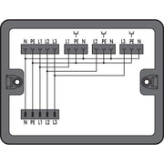 WAGO - Kompaktverteiler für steckbare Gebäudeinstallation Verteilerbox 899-631/346-000 400 V/230 V