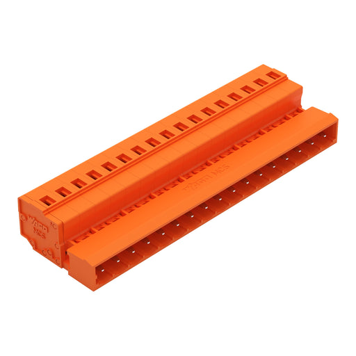 WAGO - Kabelsteckverbinder für Leiterplattensteckverbinder 1-Leiter-Stiftleiste 231-647 CAGECLAMP,2,5mm²,or − 25 Stück