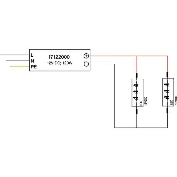 Brumberg Leuchten - LED-Betriebsgerät LED-Netzgerät IP65 12V 17122000 120W max.10A