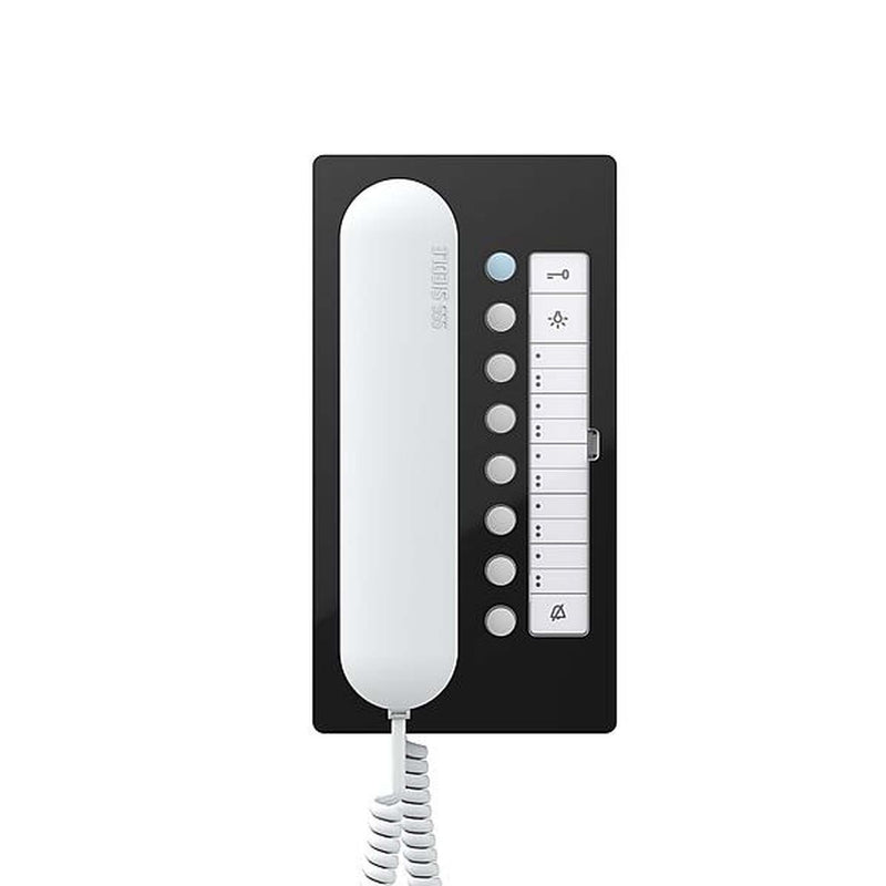 Siedle&Söhne - Innenstation für Türkommunikation Bus-Telefon Comfort BTC 850-02 SH/W schwarz-hgl/weiß