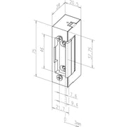 Assa Abloy effeff - Elektrischer Türöffner Elektro-Türöffner 17----------E41 ohne Stulp. 12V