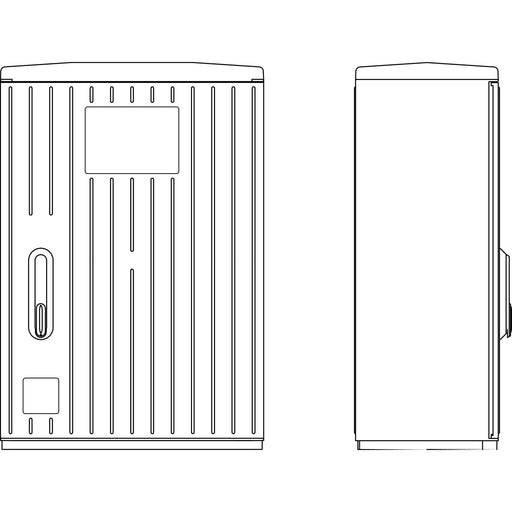 Elsta Mosdorfer - Gehäuse/Schaltschrank (leer) Kabelverteilerschrank A100-0MO.IP44RAL7035 870x590x322mm