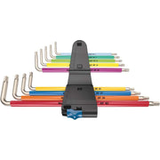 Wera - Innensechskantschlüsselset Winkelschlüsselsatz 3967/9 TX SXL HF 1 9-tlg. Multicolour