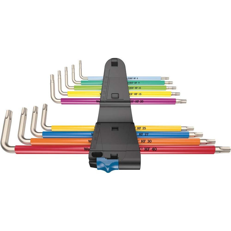 Wera - Innensechskantschlüsselset Winkelschlüsselsatz 3967/9 TX SXL HF 1 9-tlg. Multicolour