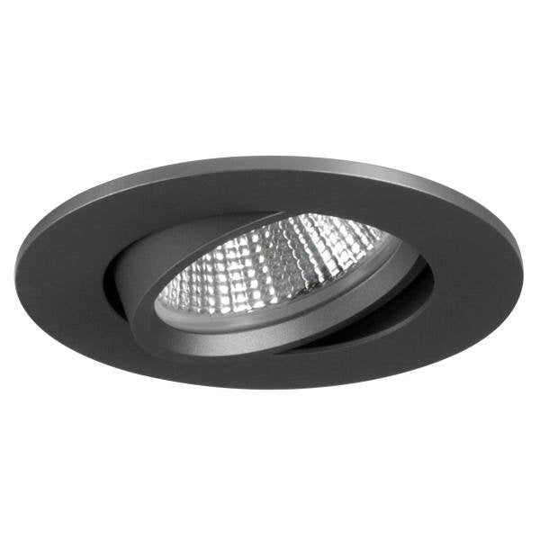 Brumberg Leuchten - Downlight/Strahler/Flutlicht LED-Einbauleuchte 350mA 12463643 rund, titan, d2w
