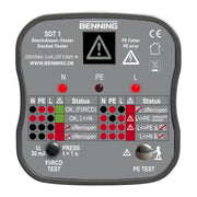 Benning - Spannungsprüfer Steckdosentester SDT 1 mit Fingerkontakt