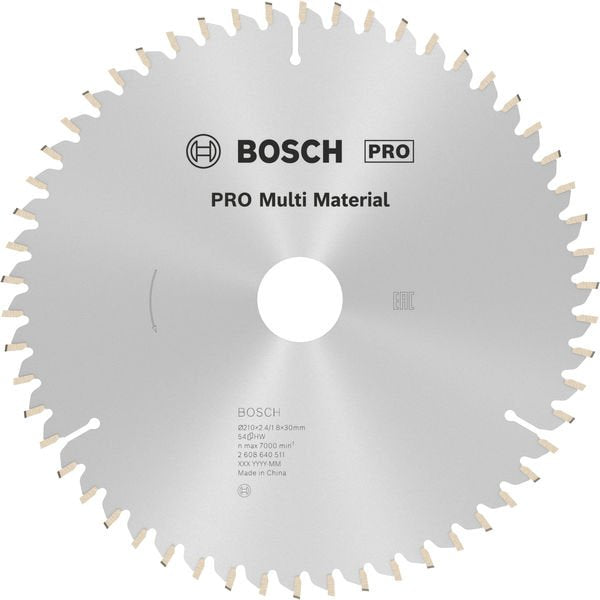 Bosch - Kreissägeblatt PRO Multi Material 2608640511 Kreissägeblatt 210 x