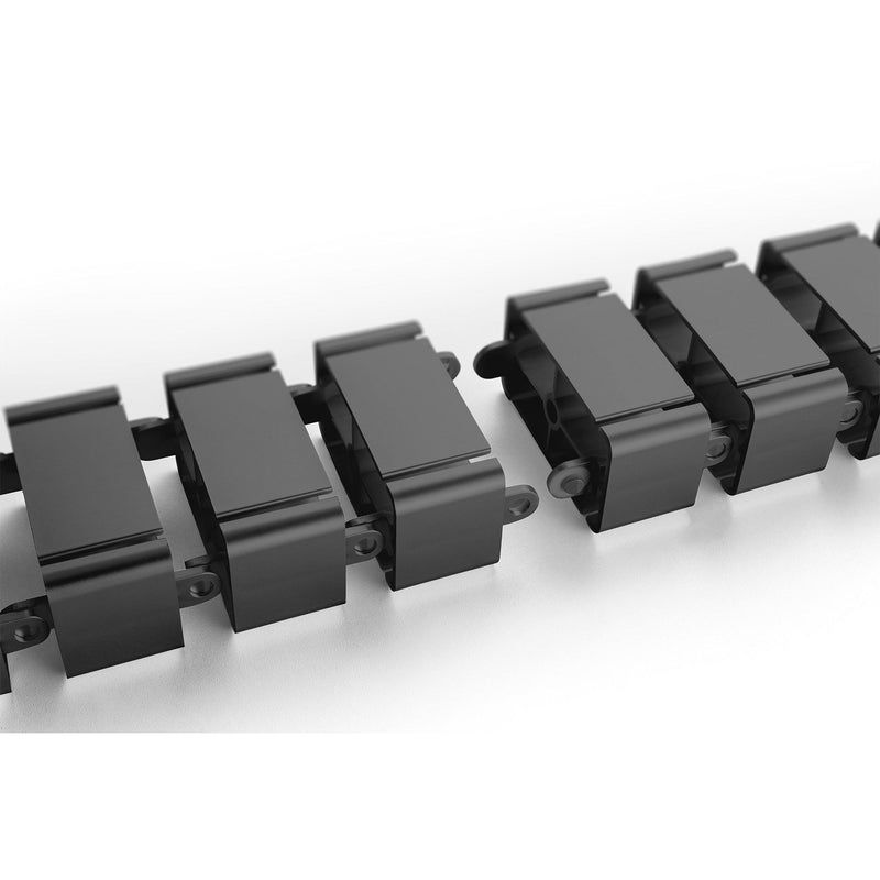 DIGITUS - Kabelführung für Gehäuse/Schränke Flexible Kabelführung DA-90505 1,3 m, sw