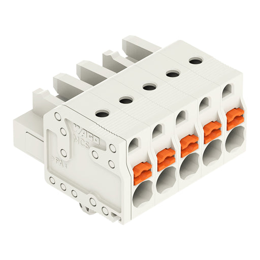 WAGO - Kabelsteckverbinder für Leiterplattensteckverbinder 1-Leiter-Federleiste 2721-105/008-000 Push-inCAGECLAMP,lgr − 100 Stück