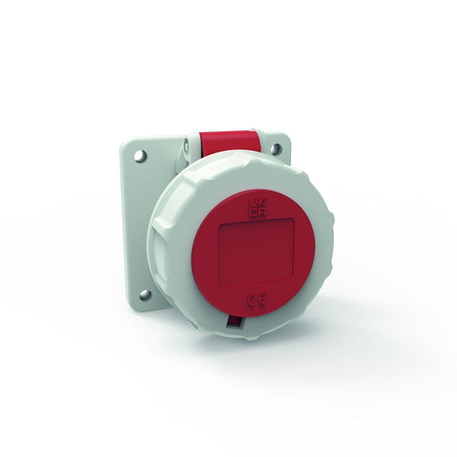 Bals Elektrotech - CEE-Anbausteckdose (IEC 60309) Anbausteckdose gerade 137351 16A 3p 400V 9h IP67 − 10 Stück