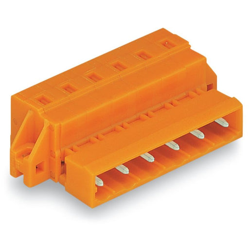 WAGO - Kabelsteckverbinder für Leiterplattensteckverbinder 1-Leiter-Stiftleiste 731-636/019-000 CAGECLAMP,2,5mm²,or − 25 Stück