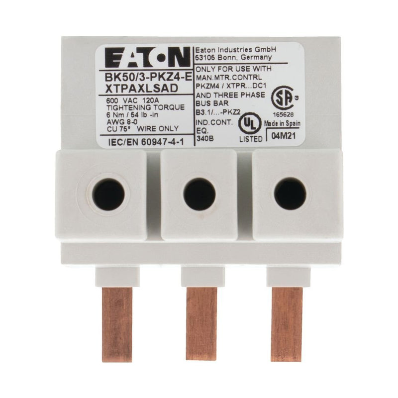 Eaton - Sammelschienenklemme Einspeiseklemme BK50/3-PKZ4-E