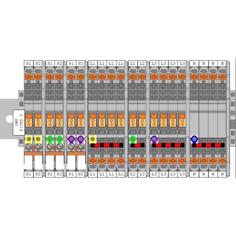 ABN - Schraubklemme Wandlerprüfklemme XSK281