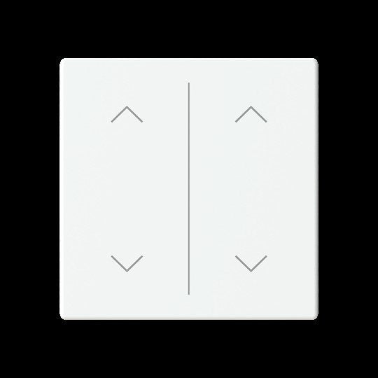 Busch-Jaeger - Bussystem-Tastwippe Abdeckung als Wippe LFAW/A.2.63.11-884 2f. Symbol Auf/Ab
