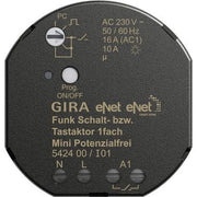 Gira - Bussystem-Schaltaktor Funk Schalt-/Tastaktor 542400 Mini 1f pot.frei