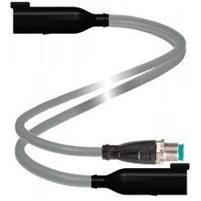 Pepperl+Fuchs Fabrik - Passiver Sensor-/Aktor-Verteiler (mit Leitung) Y-Verbindungskabel DTM2P-TEE-P#70171015 − 1 Stück