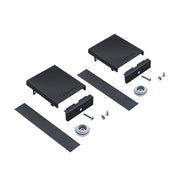 Zumtobel - Mechanisches Zubehör/Ersatzteile für Leuchten Endkappenset SLN2 MSC ECSET BWSBK schwarz