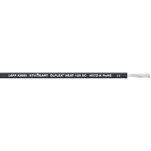 Lapp Kabel&Leitung - Energiekabel < 1 kV, für feste Verlegung ÖLFLEX HEAT 125 SC 1X1 GN 1234006/100 − 100 Meter