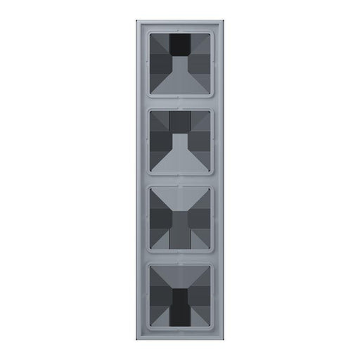 Jung - Abdeckrahmen Rahmen 4-fach LC 984 257 gris clair 59