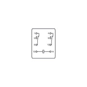 WAGO - Schaltrelais Elementarrelais 858-189 AC 230 V,2 Wechsler − 3 Stück