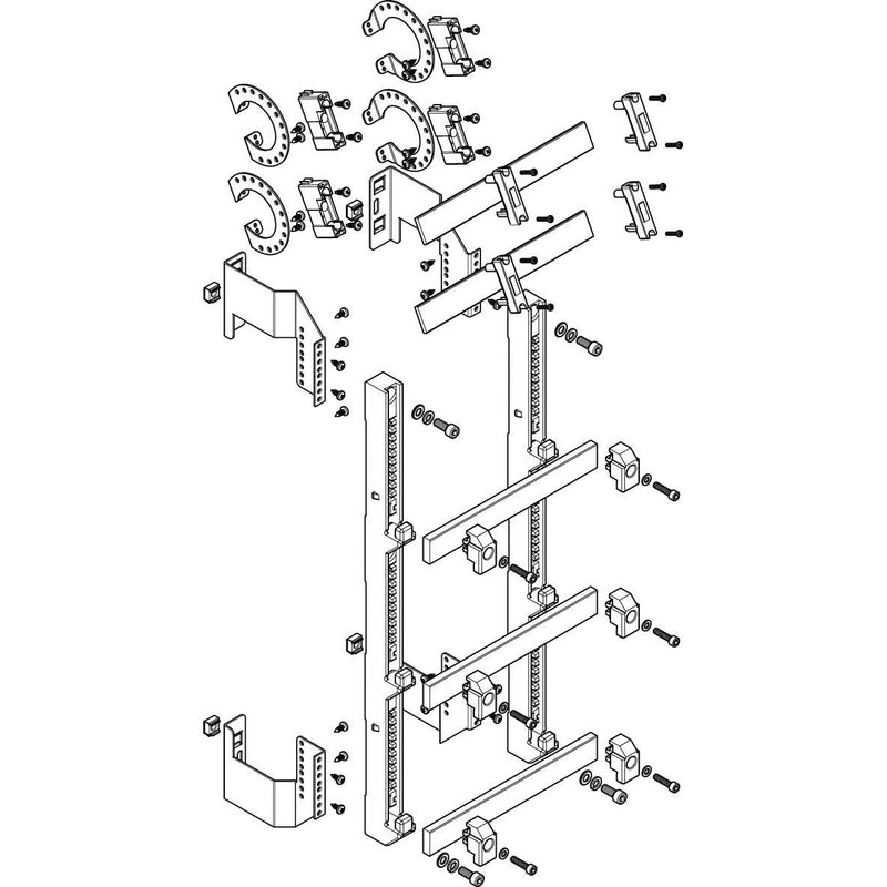 ABN - Verteilerfeld für Installationsverteiler Sammelschienen-Modul MFSC17965 flach 1FB/7RE