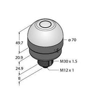 Turck - Kapazitiver Näherungsschalter Bestückungssensor K70APT2GXDQ Pick-to-Light