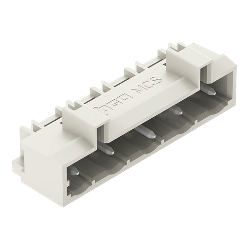 WAGO - Leiterplattensteckverbinder THT-Stiftleiste Lötstift 721-835/001-040 1,0x1,0,abgew.,lgr − 100 Stück
