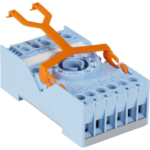 Comat Releco - Relaissockel Sockel 11-pin blau S3-B-Releco Für C3-Standardrelai − 10 Stück