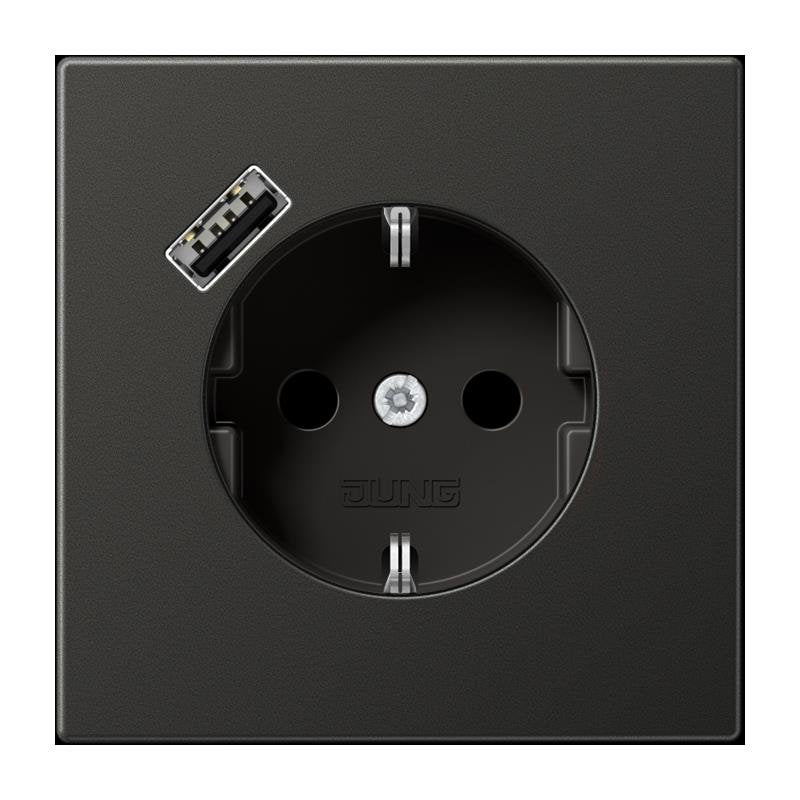 Jung - Steckdose SCHUKO Steckdose 16 A 250V AL 1520-18 A AN m. Berührungsschutz