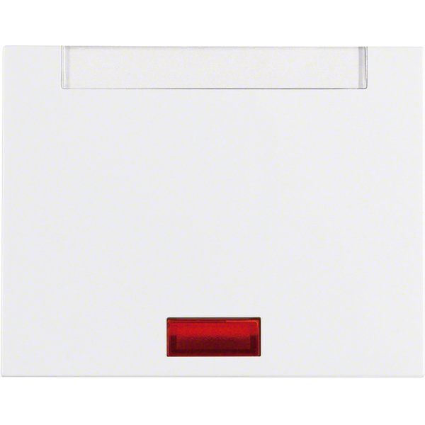 Berker - Abdeckung/Bedienelement für Installationsschalterprogramme Wippe pws/gl 14157109 mit 5 beilieg.Linsen