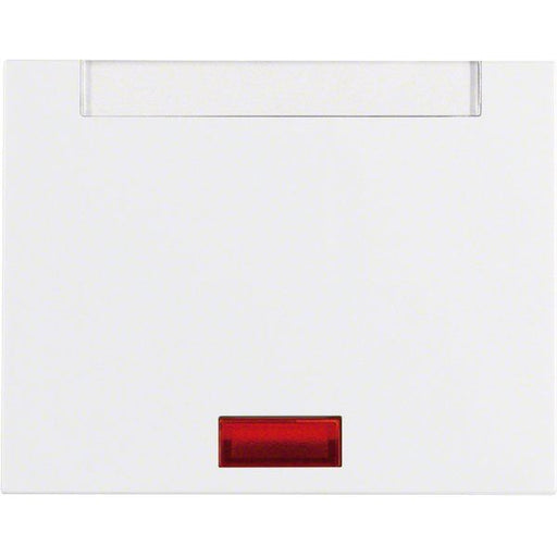 Berker - Abdeckung/Bedienelement für Installationsschalterprogramme Wippe pws/gl 14157109 mit 5 beilieg.Linsen