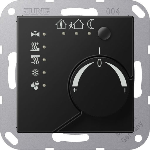 Jung - Bussystem-Raumtemperaturregler KNX-Stetigregler A 2178 TS SWM graphitschwarz matt