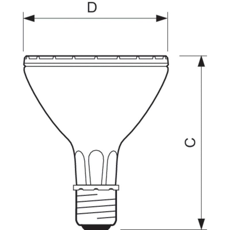 Philips Lighting - Halogen-Metalldampflampe mit Reflektor Halogenmetalldampflampe CDM-R Elite#24192800 35W 930PAR30L 10D − 6 Stück