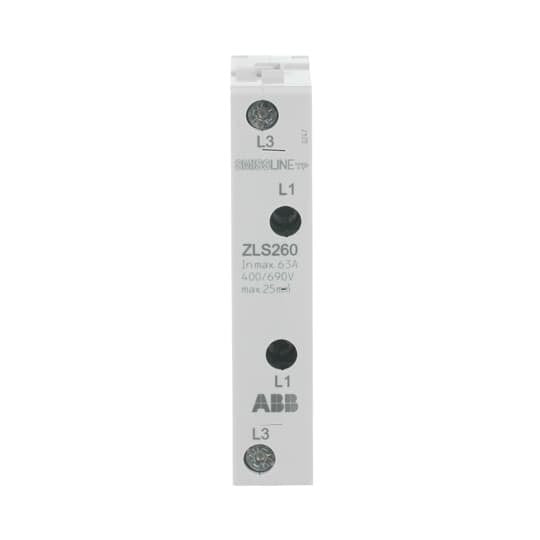 ABB Stotz S&J - Sammelschiene Einspeiseblock ZLS260 63A L1, L3