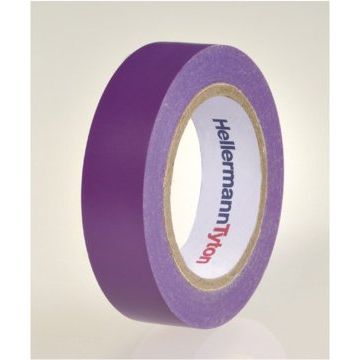 HellermannTyton - Klebeband PVC Isolierband Flex 15-VT15x10m violett