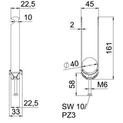 OBO Bettermann - Bügelschelle BS-H3-M-40 FT 3-fach − 50 Stück