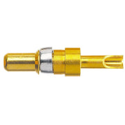Harting - Kontakt für Industriesteckverbinder Crimpkontakt gerade kurze 09692827821 Kupferlegierung 20A − 100 Stück