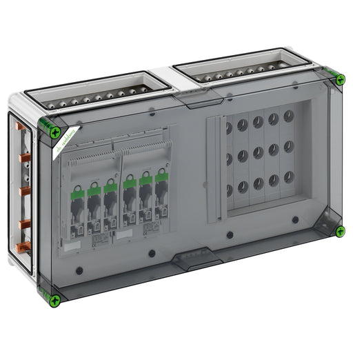 Spelsberg - Sicherungslasttrennschalter mit Gehäuse Kombi-Gehäuse GST 402 KN-250