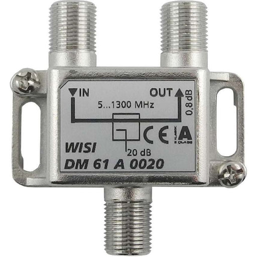 Wisi - Abzweiger und Verteiler Abzweiger 1f. DM 61 A 0020 5-1300MHz,20dB Cl.A − 1 Stück by Wisi
