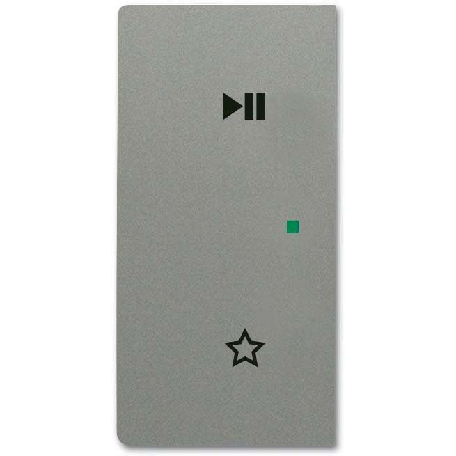 Busch-Jaeger - Bussystem-Tastwippe Wippe 6237-21-803 graumetallic
