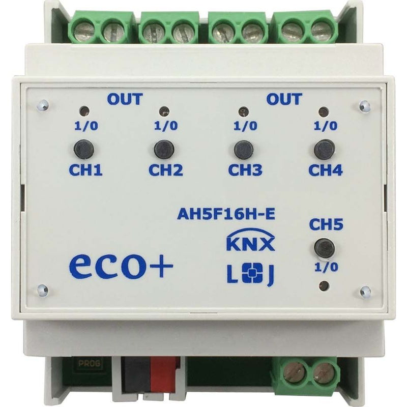 Lingg&Janke - Bussystem-Schaltaktor KNX Schaltaktor eco+ AH5F16H-E 5-fach 16A 4TE − 1 Stück