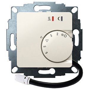 Eberle Controls - Raumthermostat/Uhrenthermostat UP-Raumregler 10-40CAC230V UTE2800-L-RAL1013G50 16A, 1 Schließer