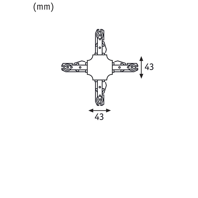 Paulmann - Elektrisches Zubehör/Ersatzteile für Leuchten Verbinder 956.48