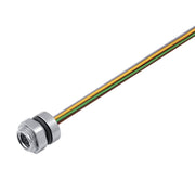 Weidmüller - Rundsteckverbinder, Einbau (mit Leitung) Steckverbinder SAIE-M8B-8-0.2U-HW Buchse, M8 Gewinde