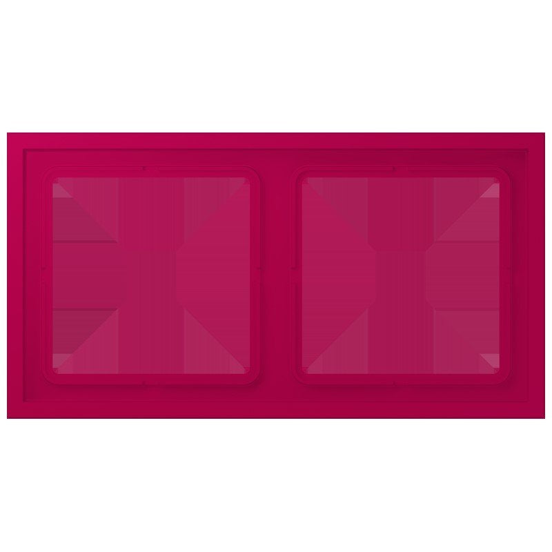 Jung - Abdeckrahmen Rahmen 2-fach LCZ 982 BF 230 rouge rubia
