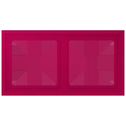 Jung - Abdeckrahmen Rahmen 2-fach LCZ 982 BF 230 rouge rubia