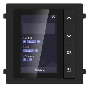 Hikvision - Funktionsmodul für Türkommunikation Anzeigemodul DS-KD-DIS 4Tasten 3.5"-LCD