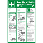 Cimco Werkzeuge - Warn-/Hinweisschild SAH 1.Hilfe bei Unfällen 182762 Gr. 400x600x1