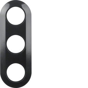 Berker - Abdeckrahmen Kombiplatte 3f.sw 138131 − 1 Stück by Berker
